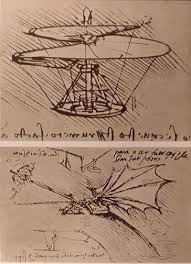 da Vinci’s ornithopter sketch